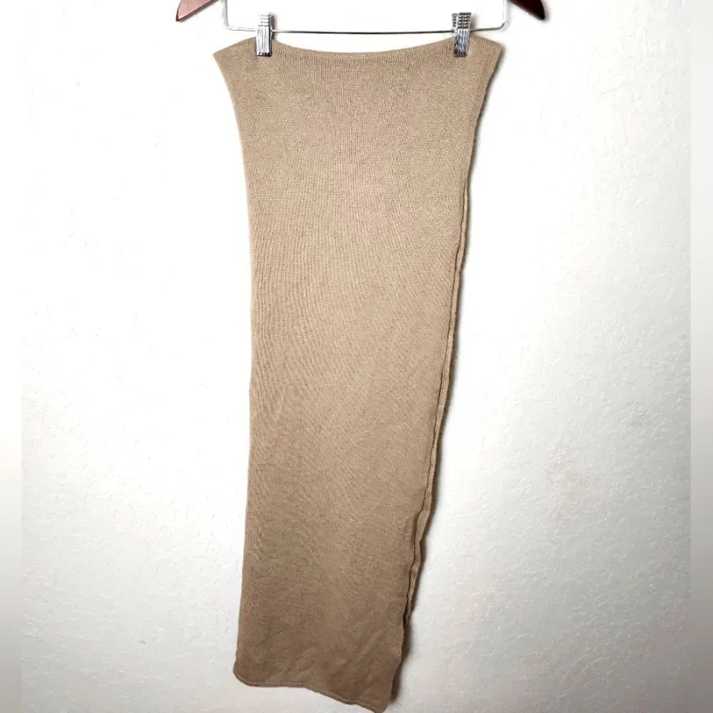 Todd & Duncan Plaited Cashmere At Lochleve Scotland Scarf Tan 76x23